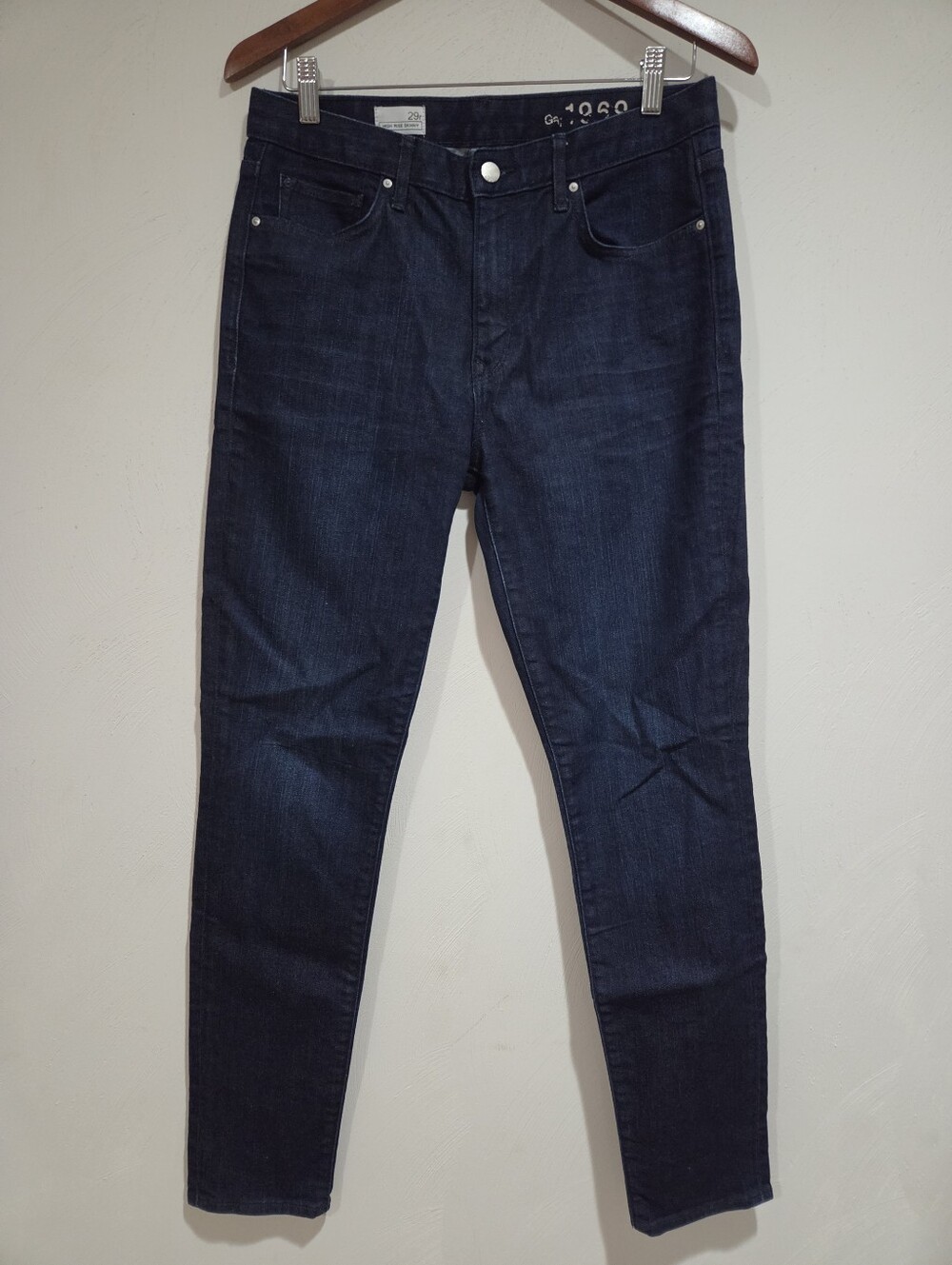 Gap High Rise Skinny Dark Wash Size 29